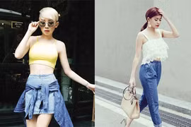Thời trang kiệm vải của sao Việt ngày hè