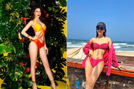 Tân Miss Universe Vietnam 2023 Bùi Quỳnh Hoa nóng bỏng với bikini