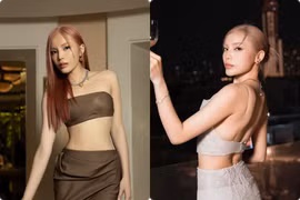 Hoa hậu Kỳ Duyên diện đầm với những khoảng hở táo bạo