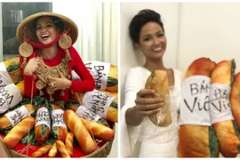 H'Hen Niê “nhí nhố” trong hậu trường chọn trang phục thi Miss Universe 