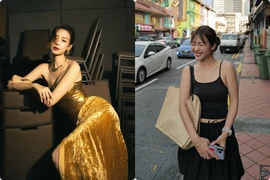 Hot face sao Việt: Hoa hậu Bảo Ngọc diện váy vàng lấp lánh