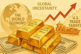 Giá vàng ngày 22/4 chạm đỉnh lịch sử 122,5 triệu đồng/lượng