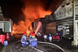 Bà Rịa - Vũng Tàu: Cháy lớn tại tiệm rửa xe trên Quốc lộ 51