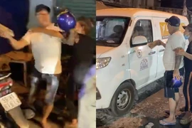 TPHCM: Người đàn ông say xỉn cầm gạch đập nát kính xe tải giữa phố