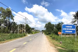 Trà Vinh: Nhà thầu nào thi công đường GTNT ấp Hòa Hảo?