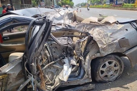 Ô tô lật nhiều vòng, 2 người văng ra ngoài: Tài xế vi phạm nồng độ cồn