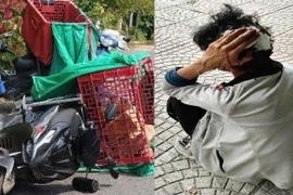 Shipper bị khách truy đuổi, chém trọng thương