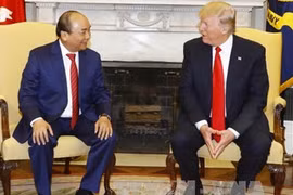 Thủ tướng Nguyễn Xuân Phúc hội đàm với Tổng thống Donald Trump