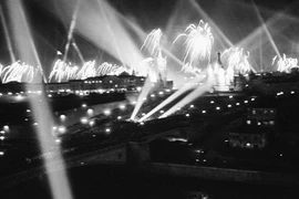 Không khí Ngày Chiến thắng phát xít Đức năm 1945 ở Moscow