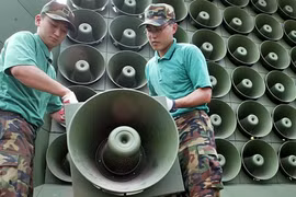 “Đấu khẩu” giữa hai miền Triều Tiên: Loa nào to hơn?