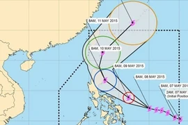 Siêu bão Noul tiến gần Philippines