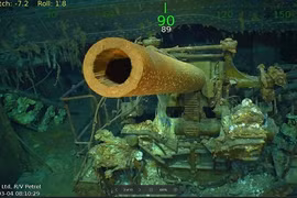 Tìm thấy xác tàu sân bay Mỹ chìm trong Thế chiến 2