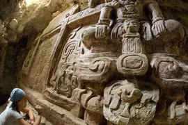 Ngắm bức phù điêu Maya còn sót lại trên trái đất 