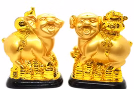 Vì sao nhiều người đặt tượng Heo vàng để chiêu tài rước lộc? 