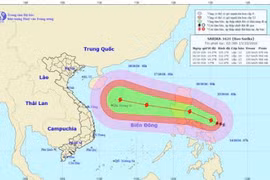 Tin mới nhất về cơn bão gần Biển Đông