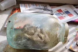 Kinh hãi hàng loạt xác ướp trẻ em trong lọ