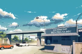 9X vẽ phong cảnh Đồng Tháp "đẹp lạ" theo phong cách anime