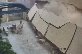 Sập nhà 2 tầng do nổ khí ga khiến ba người thiệt mạng ở Trung Quốc.