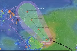 Bão số 2 đổ bộ Miền Bắc, mưa lớn từ đêm 22/07