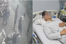 Nam sinh bị người lạ chặn xe, hành hung trên đường đi học về