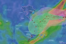 Bão Yinxing có tác động đến đất liền Việt Nam?