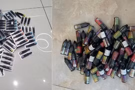 Phát hiện điểm kinh doanh thuốc lá điện tử không có hóa đơn, chứng từ