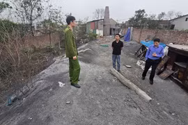 Bắc Ninh: Phát hiện hơn 100 tấn xỉ thải nhôm đổ trái phép