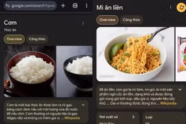 Google thử nghiệm hiển thị công thức nấu ăn khi search món