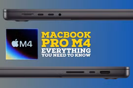 Miếng bìa carton làm lộ chi tiết cấu hình Macbook Pro M4