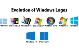 Lịch sử 4 thập kỷ logo hệ điều hành Microsoft Windows bạn còn nhớ?
