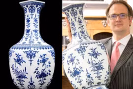 Sững sờ chiếc bình sứ chắn cửa 36 năm lại có giá 30 tỷ 