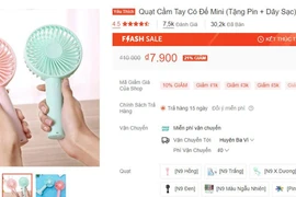 Quạt mini cầm tay giá 8.000 đồng có chất lượng? 