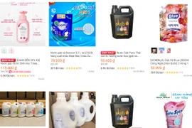 Nước giặt siêu rẻ “tung hoành” chợ mạng 