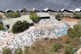 Khu nhà xưởng xây trái phép, gây ô nhiễm môi trường 