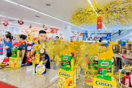 TP HCM: Siêu thị ngập tràn hàng Tết