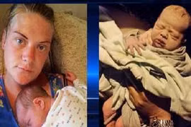 Bố giúp con gái vượt cạn trong khi cảnh sát rượt đuổi