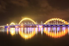 Chiêm ngưỡng vẻ đẹp về đêm của Cầu Rồng Đà Nẵng