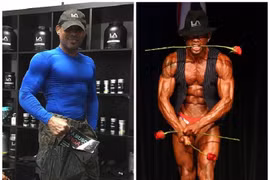 Sốc: Cụ ông tuổi 62 có thân hình 6 múi cuồn cuộn cơ bắp