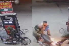 Video: Người đàn ông bật lửa "soi bình xăng" và cái kết kinh hoàng