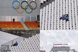 Cám cảnh nhà thi đấu, SVĐ Sochi ế khán giả, vắng tanh