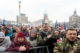 Người biểu tình giải tán, căng thẳng Ukraine hạ nhiệt