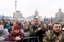 Người biểu tình giải tán, căng thẳng Ukraine hạ nhiệt