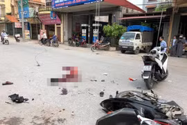 Hai bố con tử vong khi va chạm với xe máy đi đưa dâu ở Thái Bình