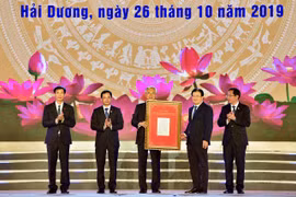 Hàng vạn người dự lễ công bố quyết định TP Hải Dương đạt tiêu chí đô thị loại I