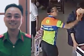 Thực hư thượng úy CA tát nhân viên là con Phó GĐ Công An Thái Nguyên?