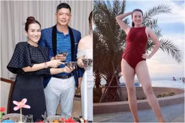 Vợ doanh nhân của Bình Minh 'lột xác' ngoại hình hậu giảm cân