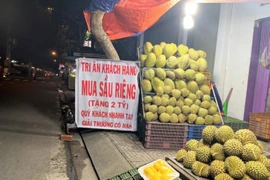 Giá sầu riêng nhảy múa từng ngày, cửa hàng khuyến mãi lạ