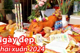 Khai xuân năm Giáp Thìn 2024 ngày nào tốt?