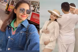 Bầu vượt mặt, Phanh Lee được chồng đại gia đưa vi vu khắp trời Âu