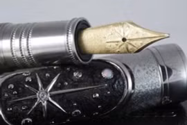 Bút làm từ ‘sắt của trời’ hơn 4 tỷ năm ,quý hơn kim cương